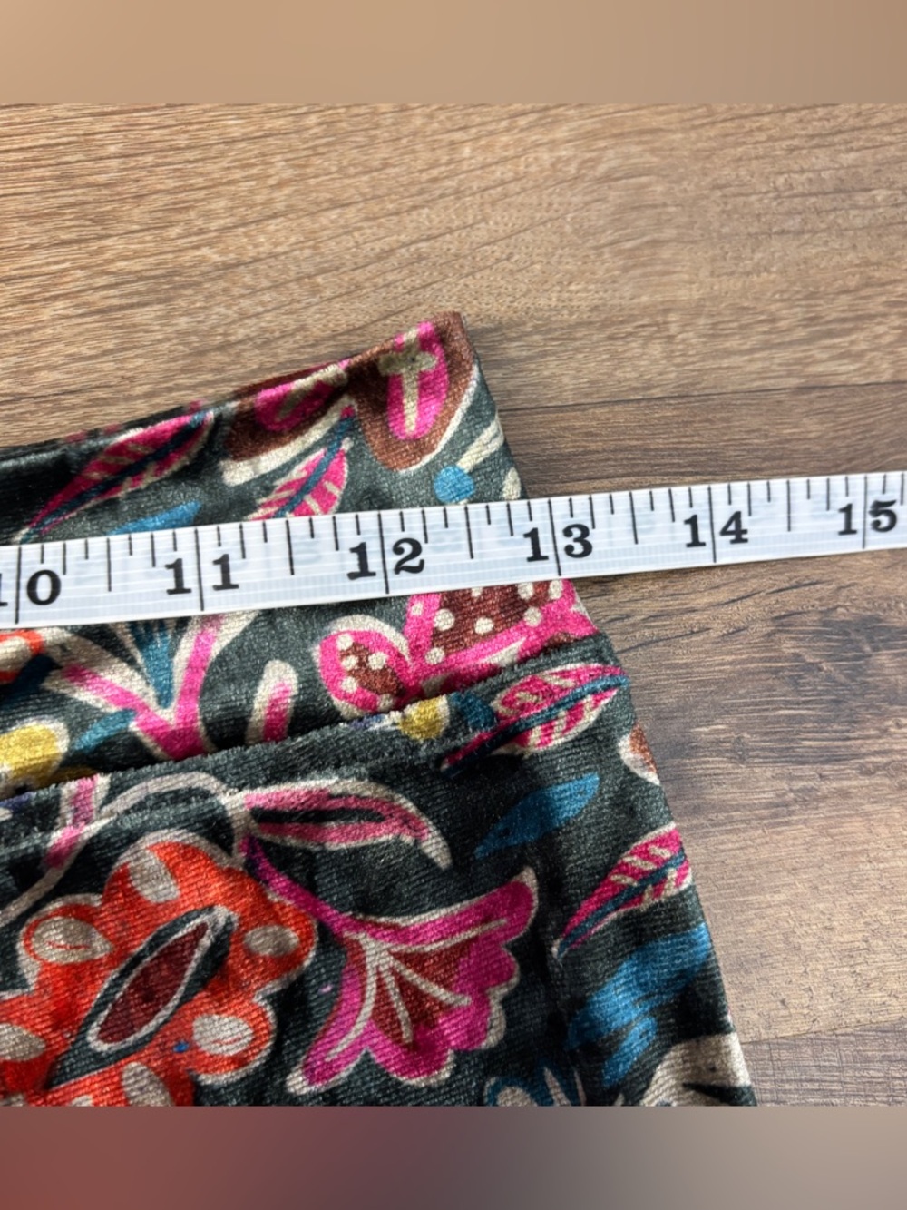 Natural Life Cali Floral Knit Flare Pants Festival Bohemian Boho NEW - Picture 6 of 8